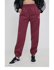 Spodnie adidas Originals spodnie damskie kolor fioletowy gładkie - Answear.com Adidas Originals