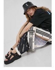 Spodnie adidas Originals spodnie damskie kolor czarny proste high waist - Answear.com Adidas Originals