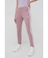 Spodnie Adidas Originals adidas Originals spodnie damskie kolor różowy gładkie