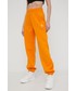 Spodnie Adidas Originals adidas Originals spodnie dresowe Adicolor damskie kolor pomarańczowy gładkie