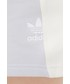 Spodnie Adidas Originals adidas Originals szorty Adicolor HC7038 damskie kolor szary wzorzyste high waist