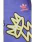 Spodnie Adidas Originals adidas Originals szorty bawełniane Pride HC3085 kolor fioletowy high waist