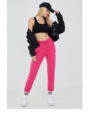 Spodnie adidas Originals spodnie dresowe bawełniane Adicolor damskie kolor różowy gładkie - Answear.com Adidas Originals