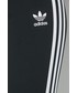 Spodnie Adidas Originals adidas Originals spodnie damskie kolor czarny dzwony medium waist