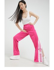 Spodnie adidas Originals spodnie dresowe Adicolor damskie kolor różowy z aplikacją - Answear.com Adidas Originals