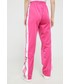 Spodnie Adidas Originals adidas Originals spodnie dresowe Adicolor damskie kolor różowy z aplikacją