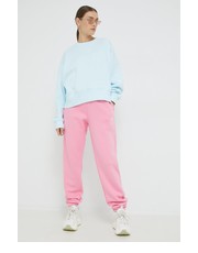 Spodnie adidas Originals spodnie dresowe damskie kolor różowy gładkie - Answear.com Adidas Originals