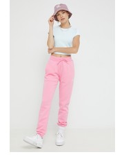 Spodnie adidas Originals spodnie dresowe damskie kolor różowy gładkie - Answear.com Adidas Originals