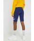 Spodnie Adidas Originals adidas Originals szorty damskie kolor granatowy z nadrukiem high waist