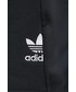 Spodnie Adidas Originals adidas Originals szorty Adicolor HC7036 damskie kolor czarny gładkie high waist