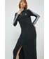 Sukienka Adidas Originals adidas Originals sukienka kolor czarny midi dopasowana