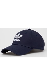 Czapka adidas Originals czapka bawełniana kolor granatowy z aplikacją - Answear.com Adidas Originals