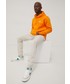 Bluza męska Adidas Originals adidas Originals bluza męska kolor pomarańczowy z kapturem gładka