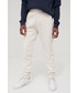 Spodnie męskie Adidas Originals adidas Originals spodnie Adicolor męskie kolor beżowy gładkie