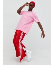 Spodnie męskie adidas Originals spodnie dresowe męskie kolor czerwony z aplikacją - Answear.com Adidas Originals