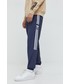 Spodnie męskie Adidas Originals adidas Originals spodnie dresowe Adicolor męskie kolor granatowy z aplikacją