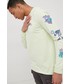 T-shirt - koszulka męska Adidas Originals adidas Originals longsleeve bawełniany HF4869 kolor zielony z nadrukiem