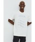 T-shirt - koszulka męska Adidas Originals adidas Originals t-shirt bawełniany kolor beżowy z nadrukiem