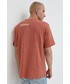T-shirt - koszulka męska Adidas Originals adidas Originals t-shirt bawełniany kolor brązowy z nadrukiem