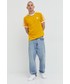 T-shirt - koszulka męska Adidas Originals adidas Originals t-shirt bawełniany kolor żółty z aplikacją