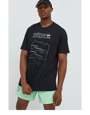 T-shirt - koszulka męska adidas Originals t-shirt bawełniany kolor czarny z nadrukiem - Answear.com Adidas Originals