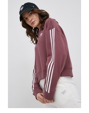 Bluza Bluza bawełniana damska kolor fioletowy z nadrukiem - Answear.com Adidas Originals