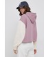 Bluza Adidas Originals Bluza bawełniana damska kolor różowy z kapturem z aplikacją