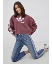 Bluza Bluza damska kolor fioletowy gładka - Answear.com Adidas Originals