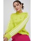 Bluza Adidas Originals adidas Originals bluza damska kolor żółty z kapturem z aplikacją