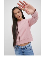 Bluza adidas Originals bluza bawełniana Trefoil Moments damska kolor różowy gładka - Answear.com Adidas Originals