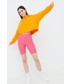 Bluza Adidas Originals adidas Originals bluza Adicolor HC2015 damska kolor pomarańczowy z kapturem z aplikacją