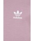 Bluza Adidas Originals adidas Originals bluza bawełniana Adicolor HC2027 damska kolor fioletowy z aplikacją