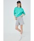 Bluza Adidas Originals adidas Originals bluza bawełniana Adicolor HE9735 damska kolor zielony z aplikacją