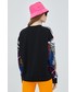 Bluza Adidas Originals adidas Originals bluza bawełniana x Rich Mnisi HC4473 damska kolor czarny wzorzysta