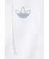 Bluza Adidas Originals adidas Originals bluza bawełniana damska kolor biały z kapturem z aplikacją