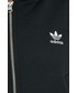 Bluza Adidas Originals adidas Originals bluza bawełniana damska kolor czarny z kapturem z aplikacją