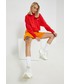 Bluza Adidas Originals adidas Originals bluza bawełniana damska kolor czerwony z kapturem z nadrukiem