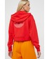 Bluza Adidas Originals adidas Originals bluza bawełniana damska kolor czerwony z kapturem z nadrukiem
