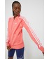 Bluza Adidas Originals adidas Originals bluza Adicolor damska kolor pomarańczowy z aplikacją