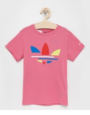 koszulka adidas Originals - T-shirt bawełniany dziecięcy - Answear.com