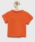 Koszulka Adidas Originals adidas Originals t-shirt bawełniany dziecięcy kolor pomarańczowy z nadrukiem