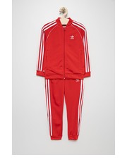 Spodnie adidas Originals dres dziecięcy HF7471 kolor czerwony - Answear.com Adidas Originals
