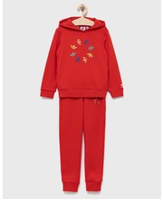 Dres dres dziecięcy kolor czerwony - Answear.com Adidas Originals