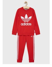 Dres dres dziecięcy kolor czerwony - Answear.com Adidas Originals