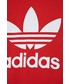 Dres Adidas Originals dres dziecięcy kolor czerwony