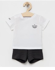 Dres komplet bawełniany dziecięcy kolor biały - Answear.com Adidas Originals
