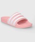 Klapki Adidas Originals klapki damskie kolor różowy
