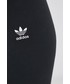 Legginsy Adidas Originals Legginsy damskie kolor czarny gładkie