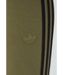 Legginsy Adidas Originals adidas Originals legginsy Trefoil Moments HE9559 damskie kolor zielony z aplikacją