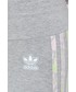 Legginsy Adidas Originals adidas Originals legginsy HT5968 damskie kolor szary z aplikacją